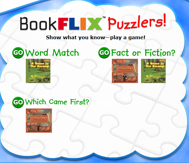 Bookflix puzzlers icons