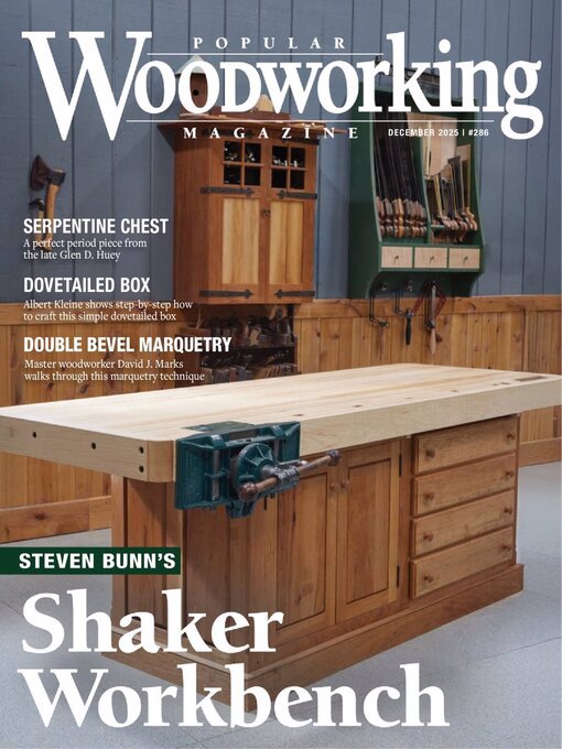 cover of popular woodworking magazine