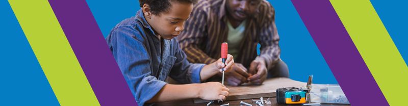 kid building