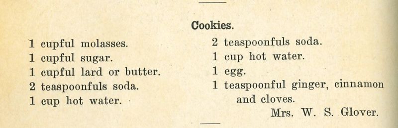 A color copy of a recipe from the Central Congregational Church Cookbook from 1913 for 