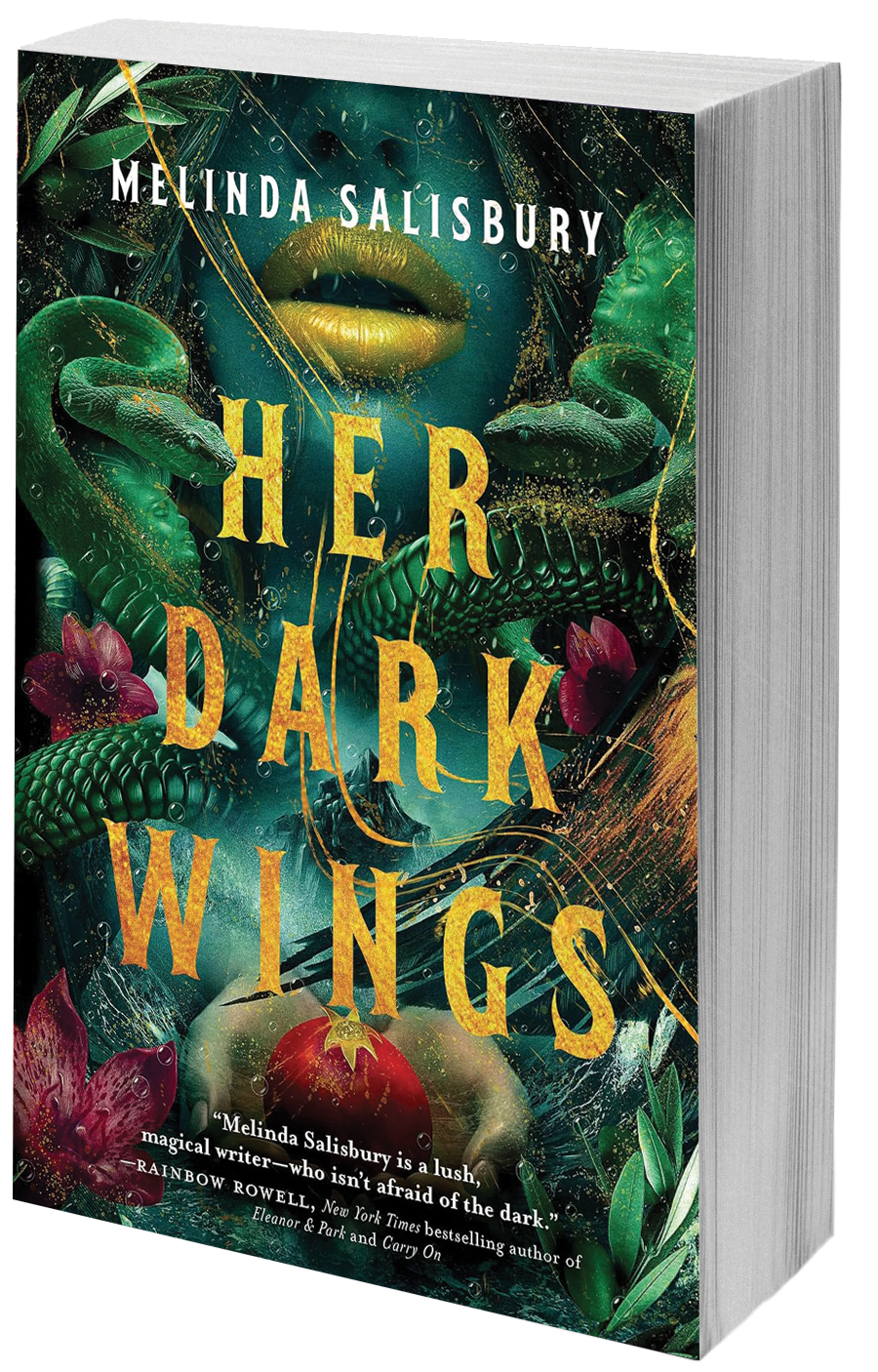 book cover teal girl with snakes