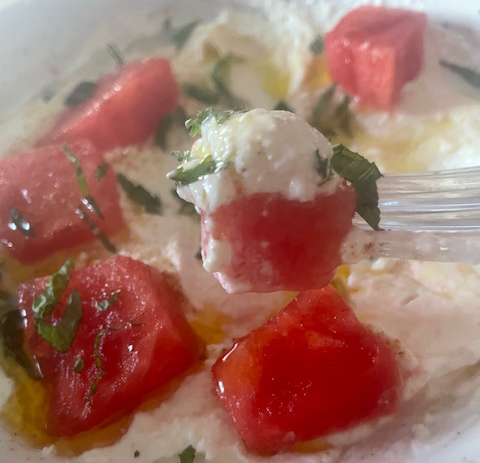 watermellon and cheese