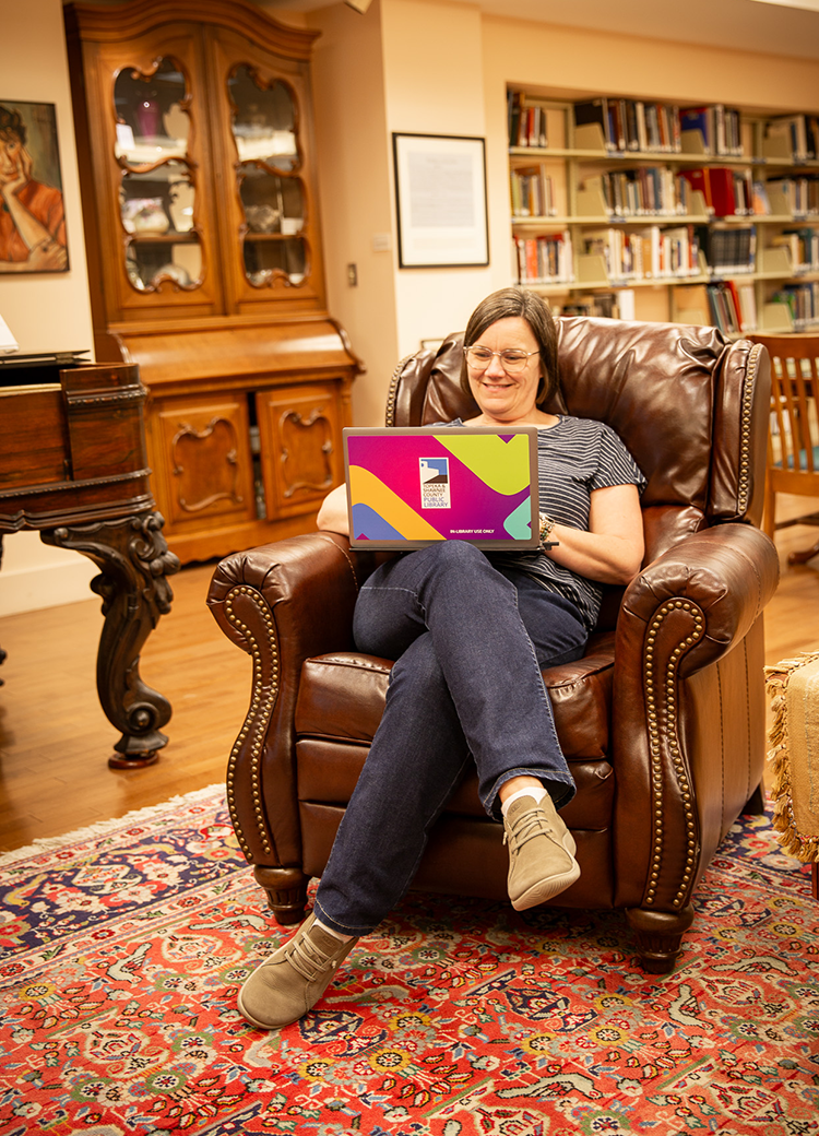 relaxing in recliner