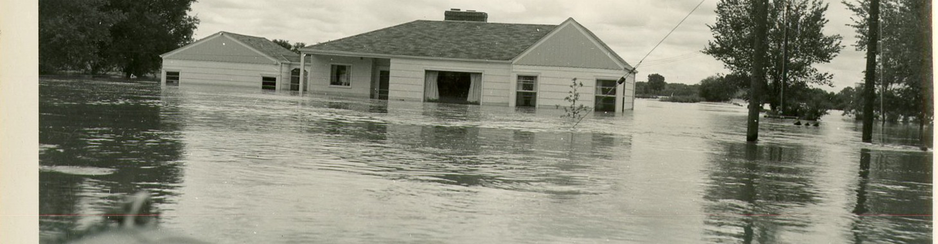 flooded house Topeka 1951