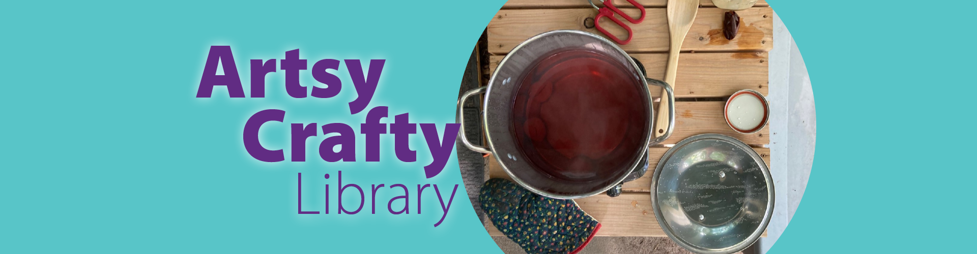 artsy crafty library