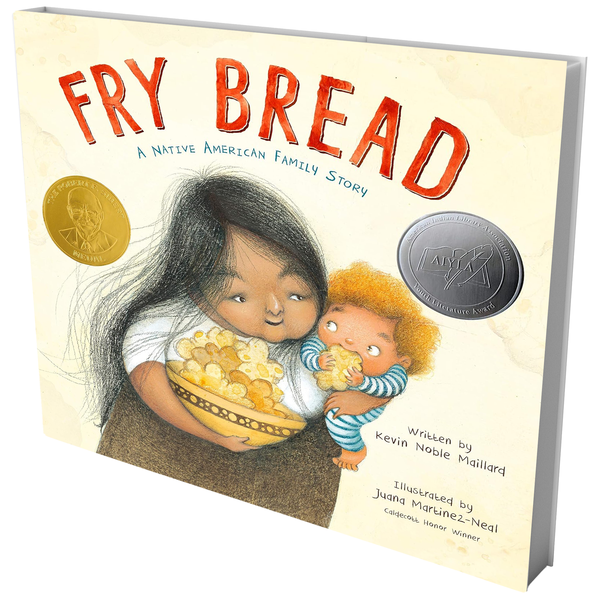 book cover mom and baby eating fry bread
