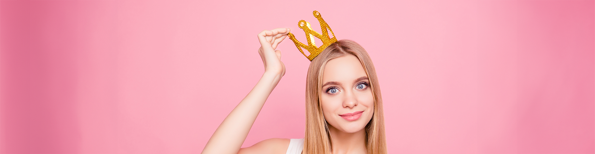 teen girl with a crown