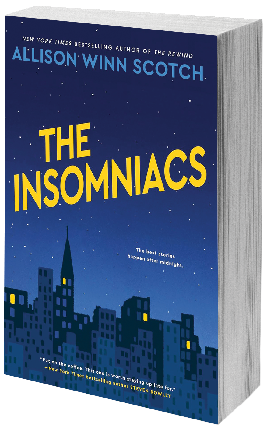 book cover city skyline at night