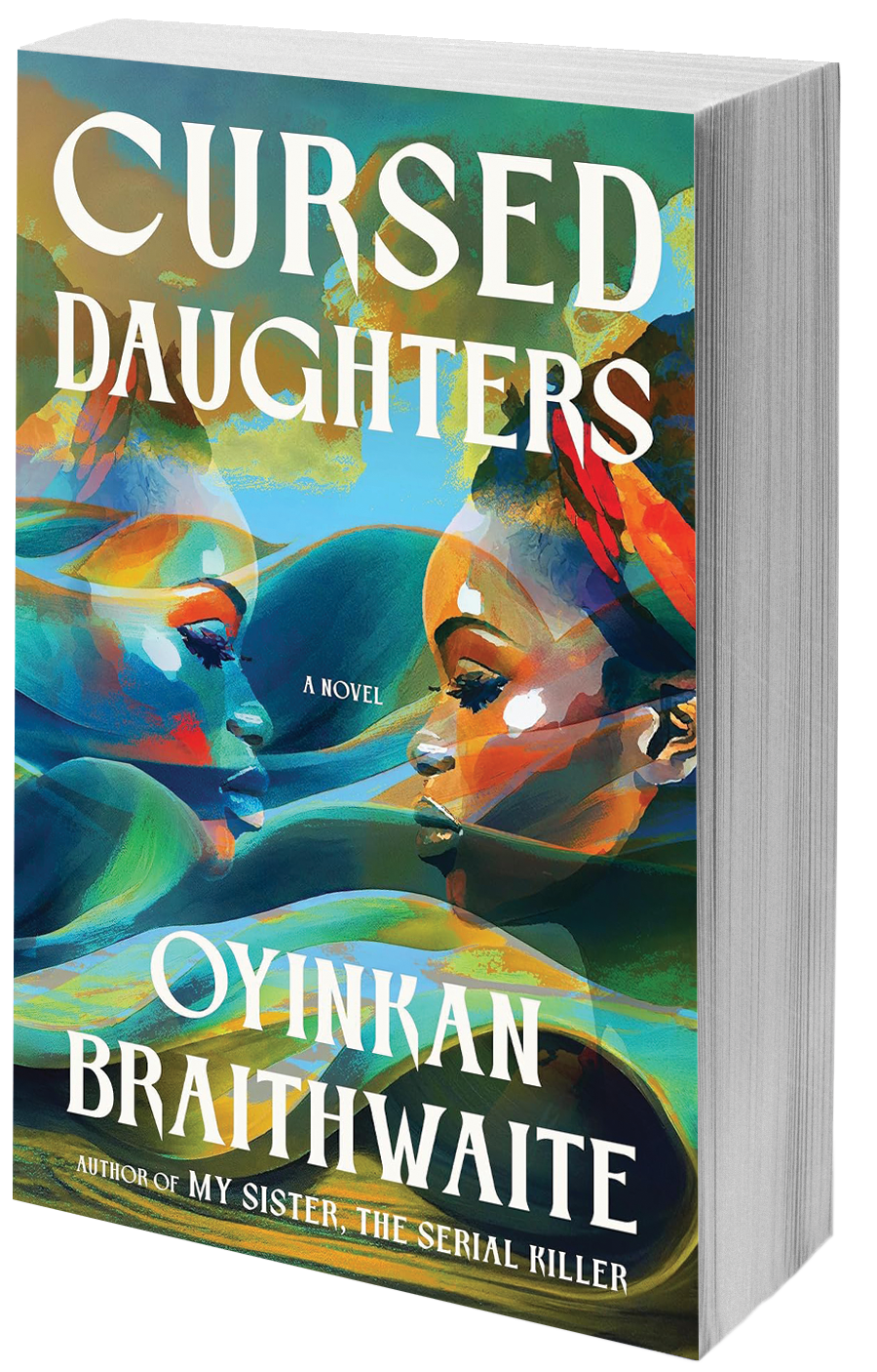 book cover 2 women in profile