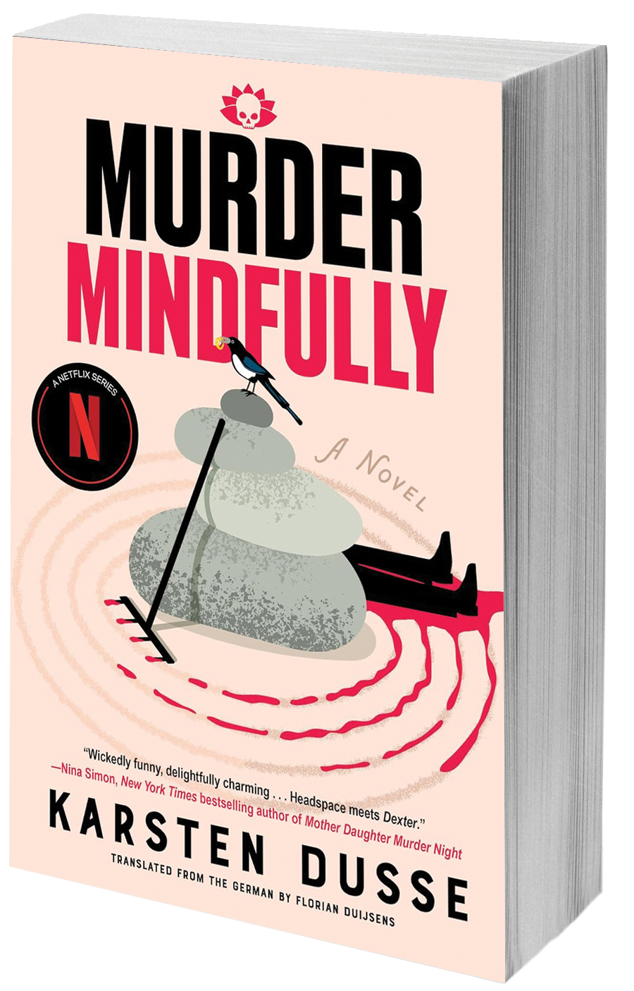 book cover Zen garden with a dead body