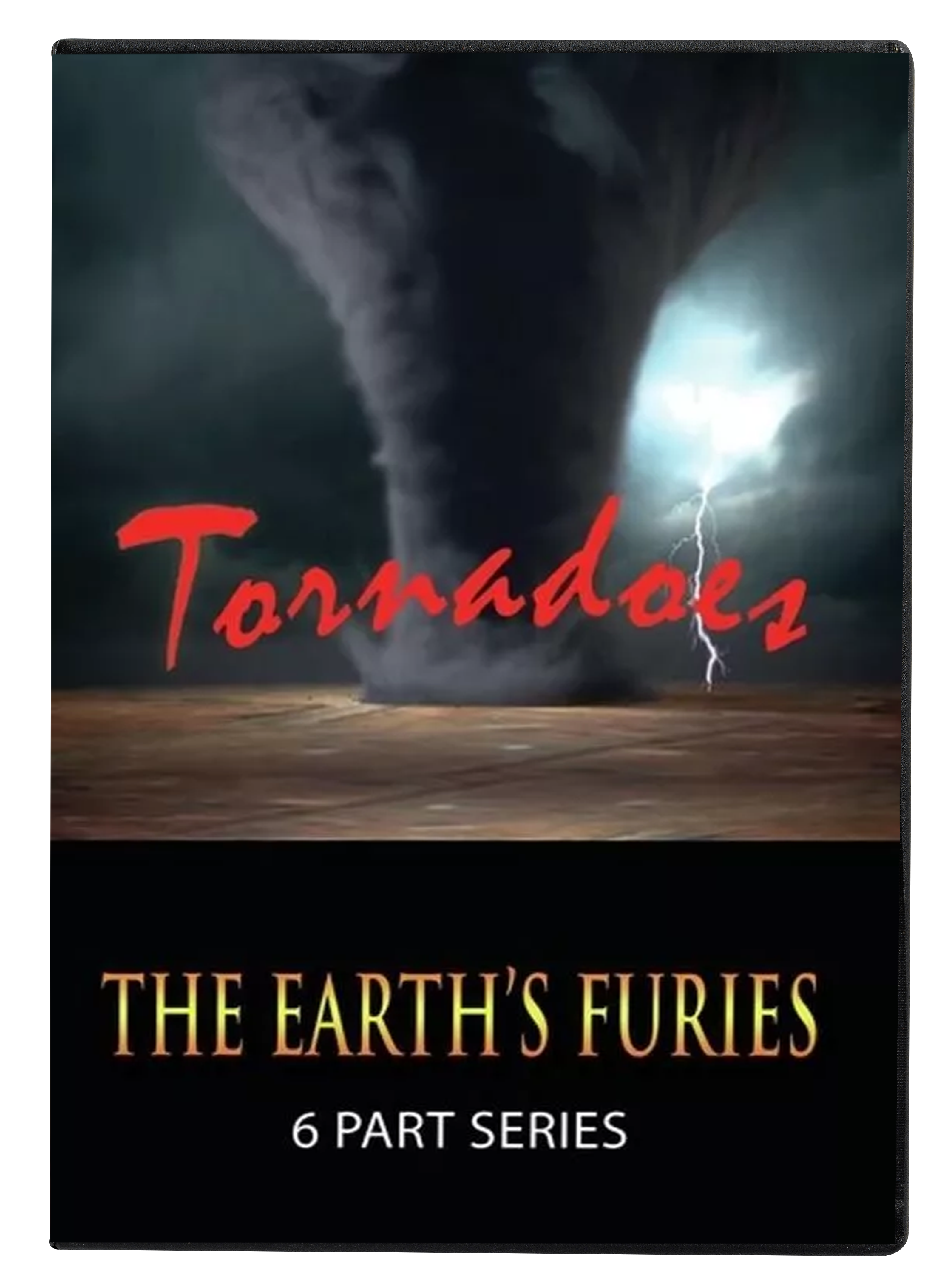 DVD cover dark sky and tornado