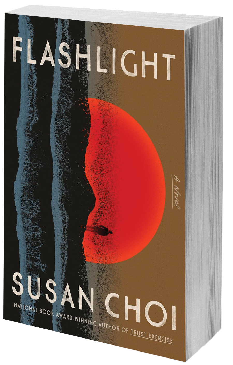 book cover person walking on waves