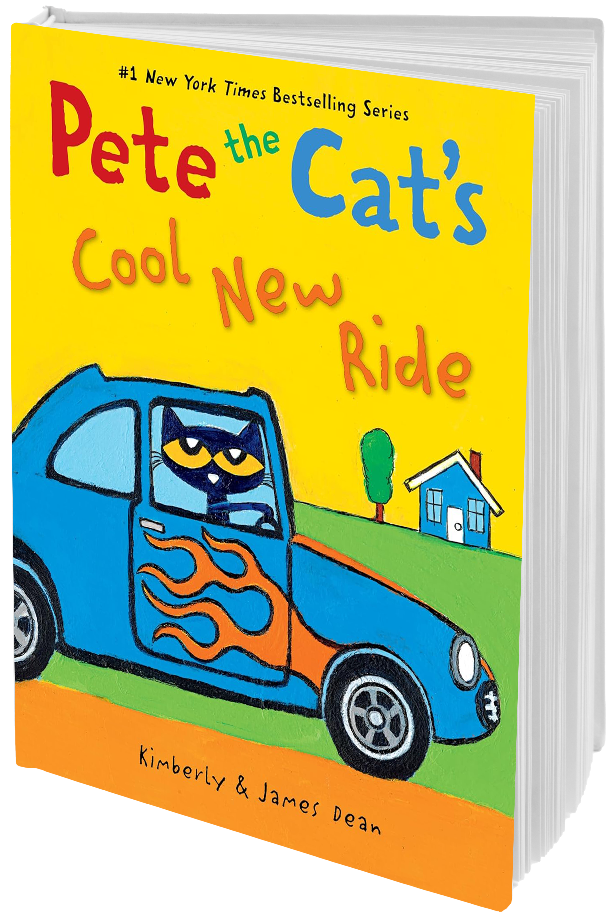 book cover Pete the Cat in a cool car
