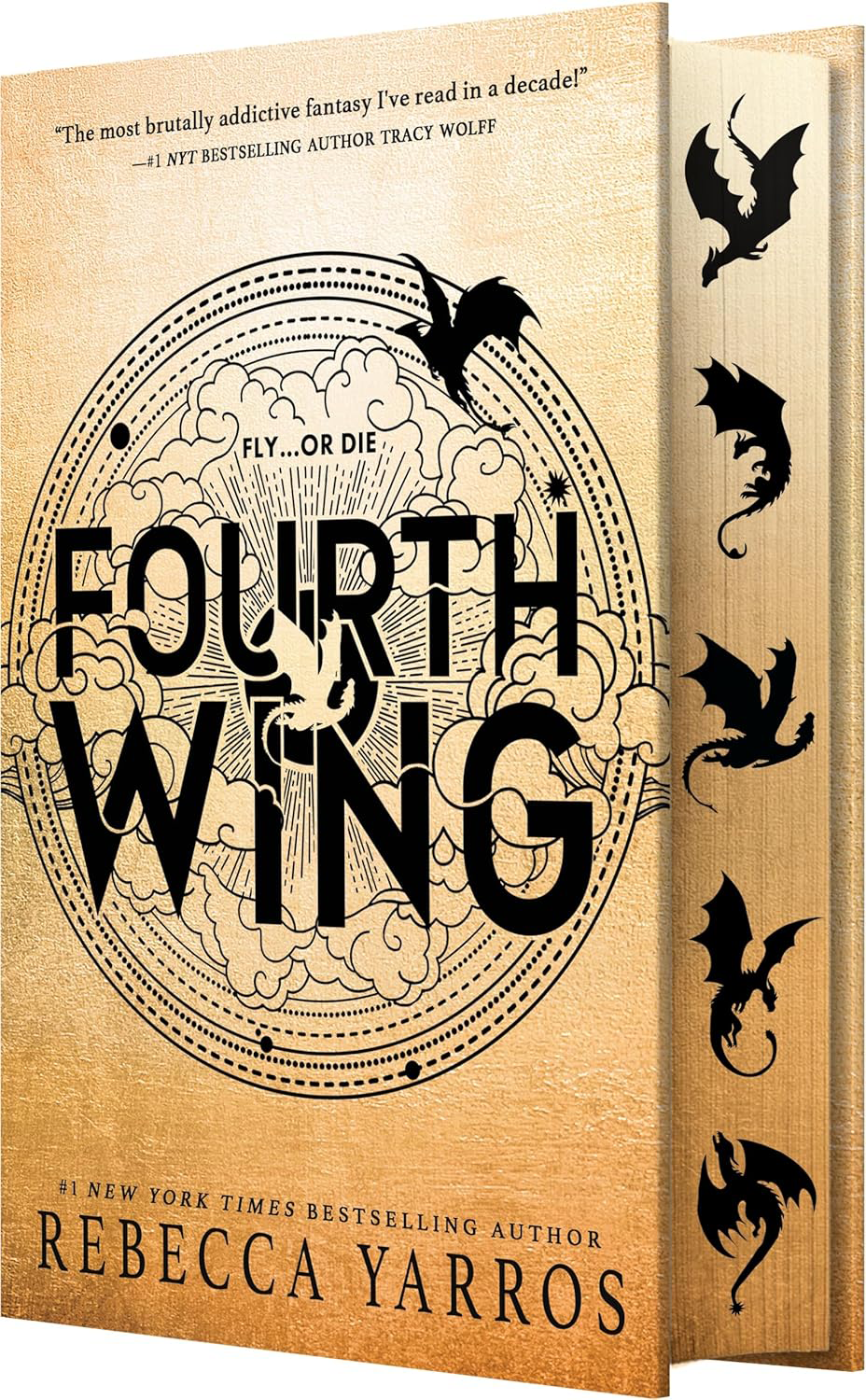 book cover with dragons