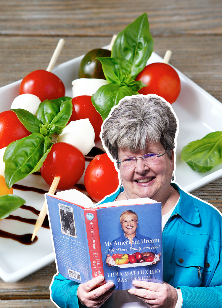 Adrianne with tomato basil and cheese