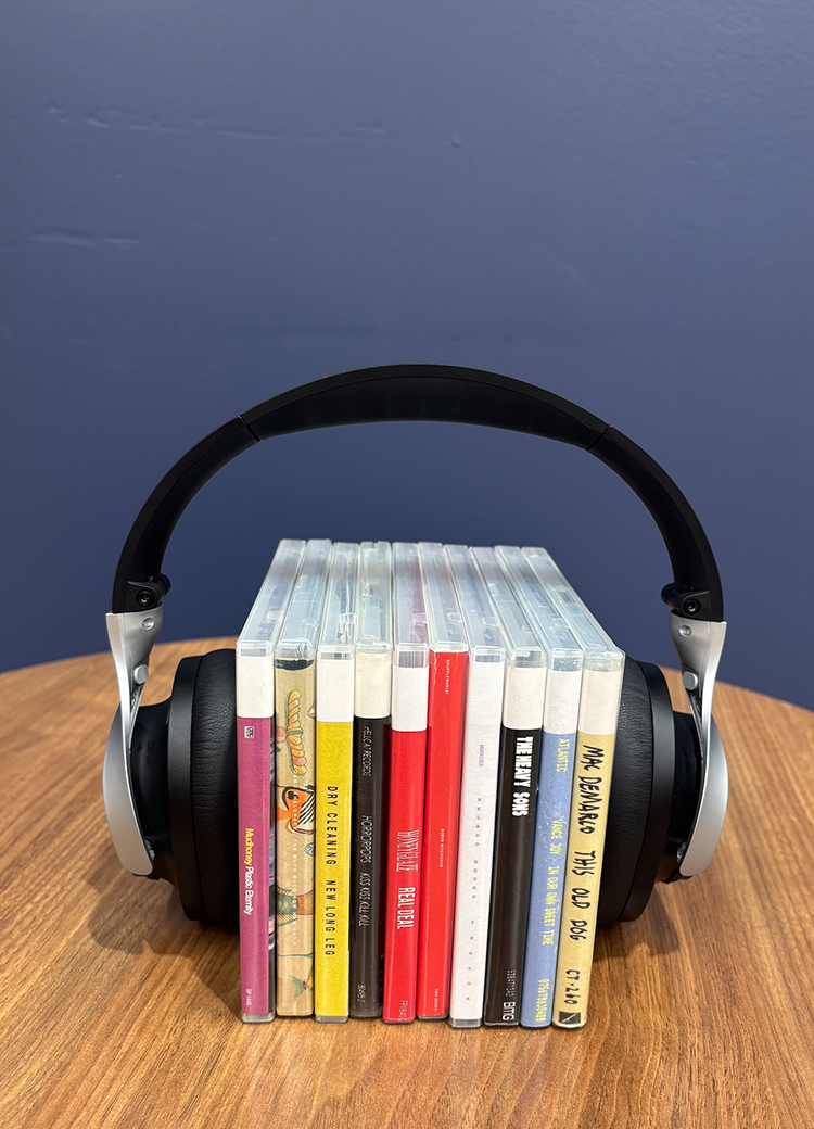 headphones CDs