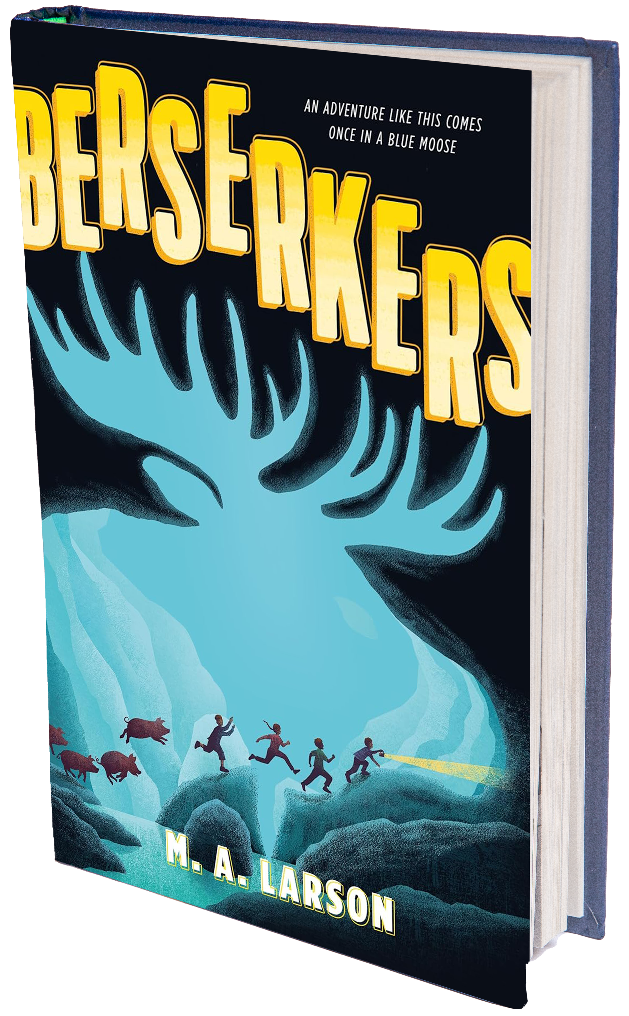 book dover kids running from pigs in mountains