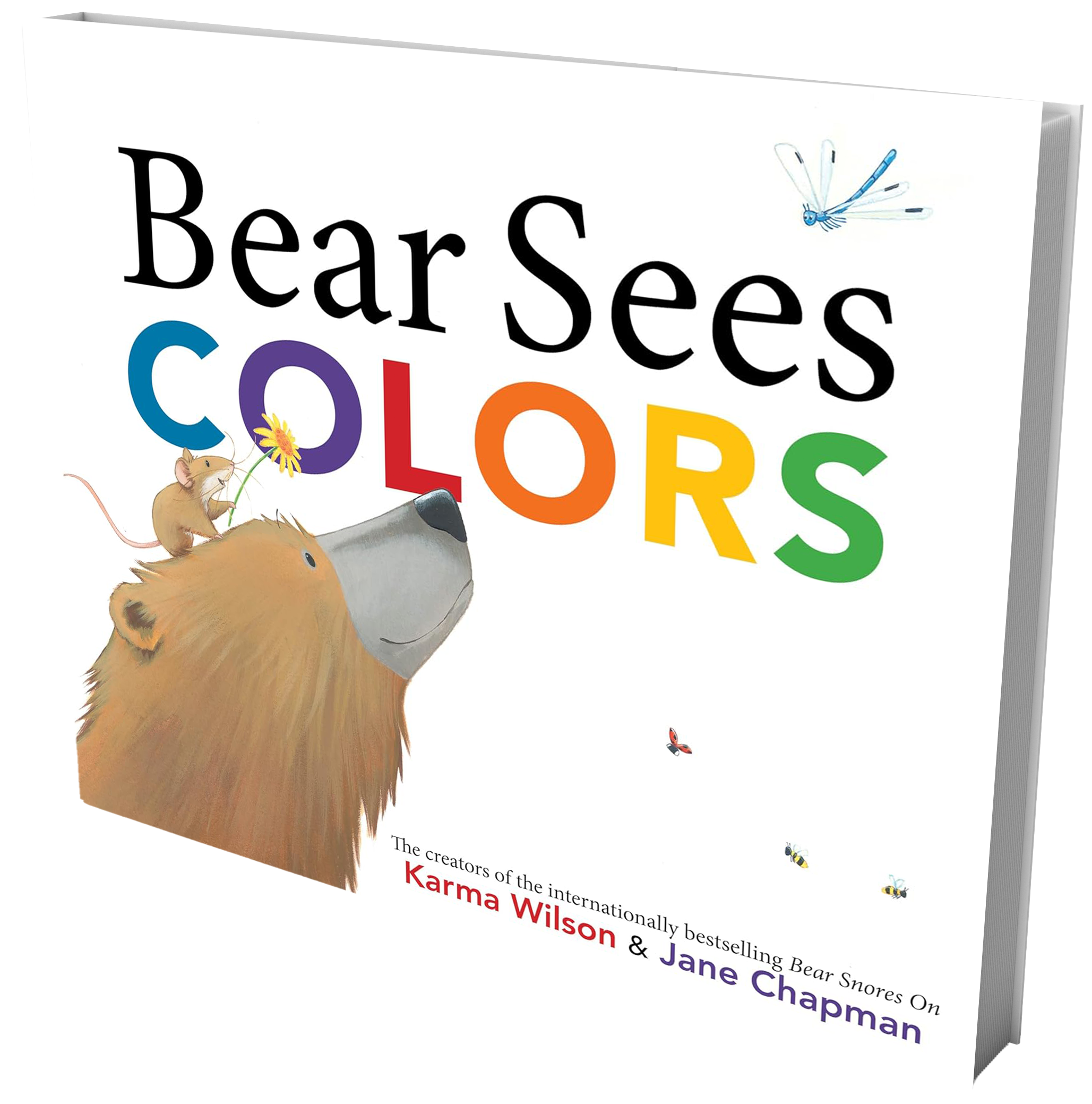 book cover bear looking at word colors
