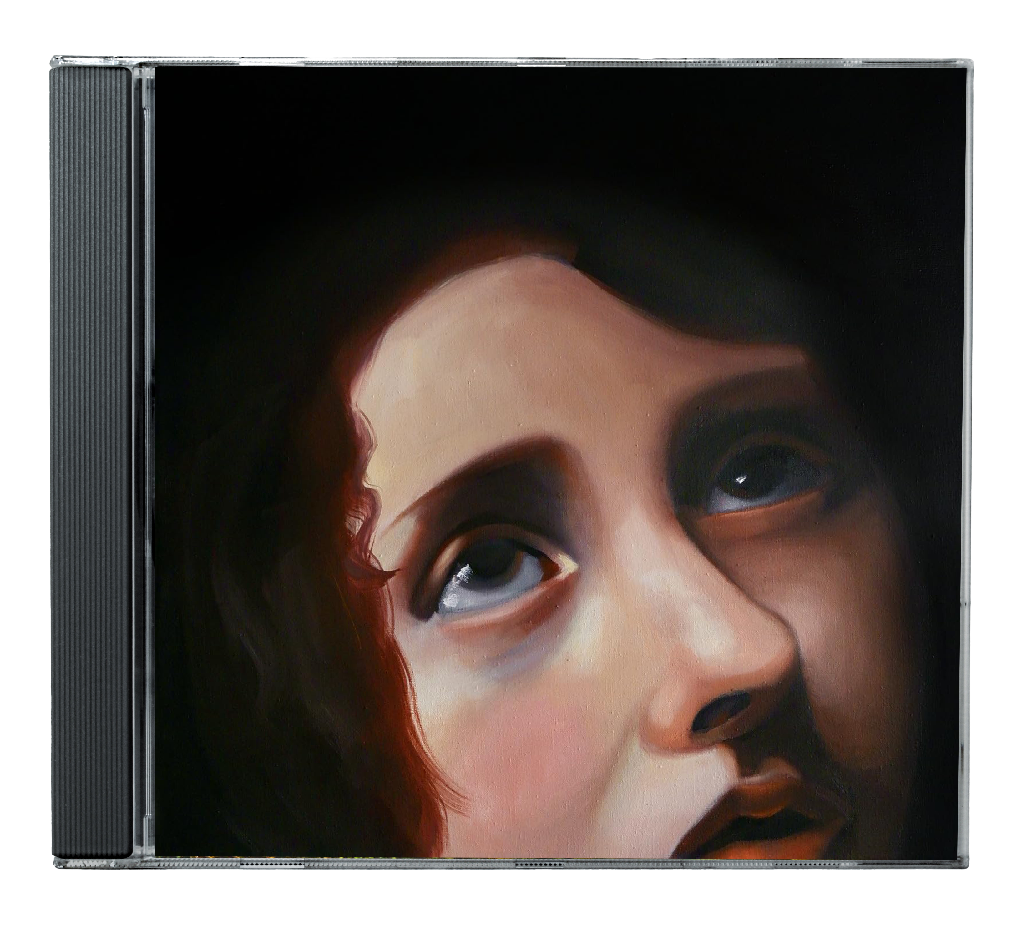 CD cover painted face