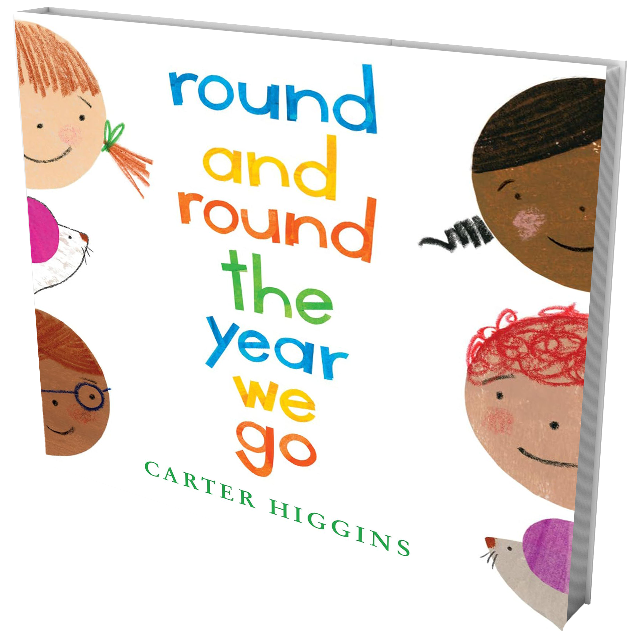 book cover kids peeking into the cover