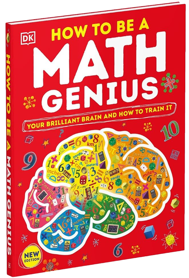 book cover brain filled with numbers