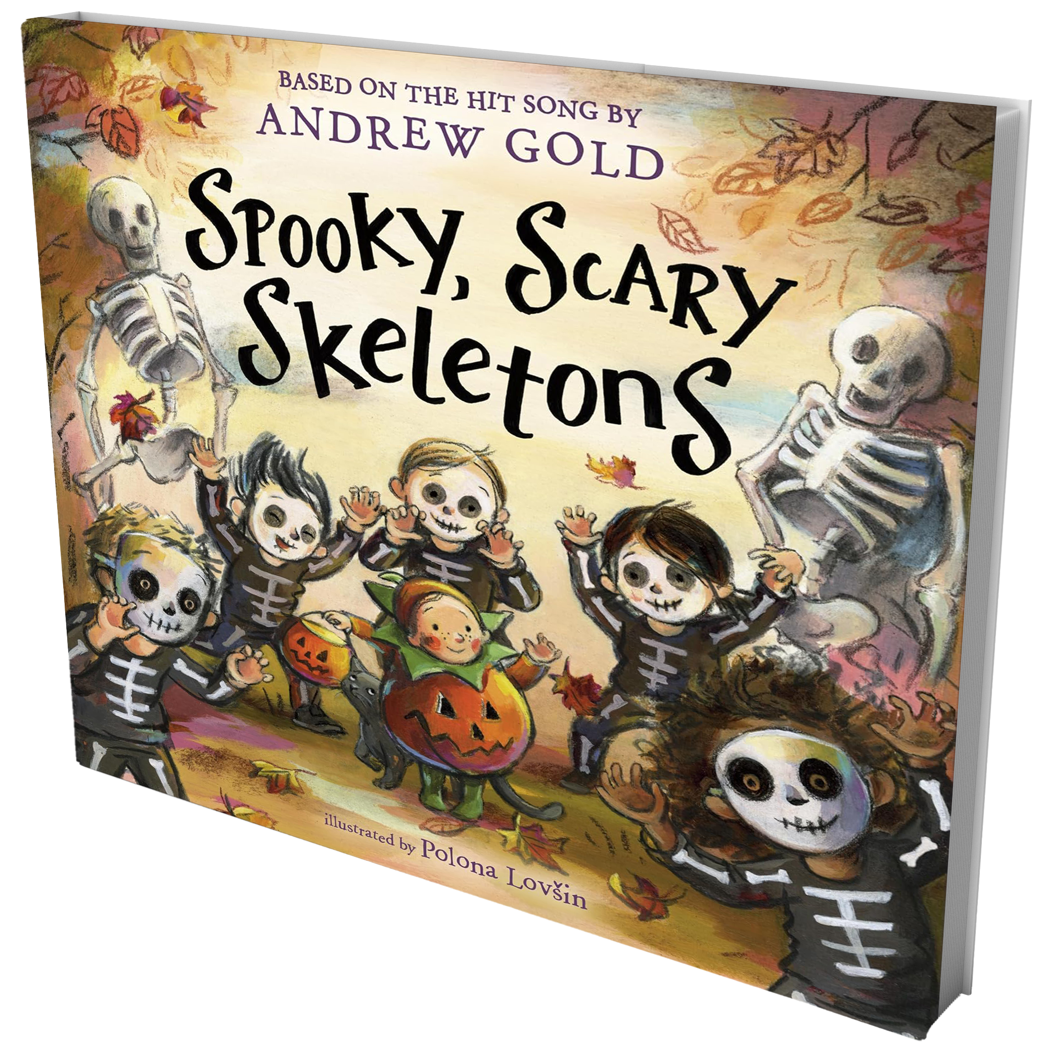 book cover kids in skeleton costumes