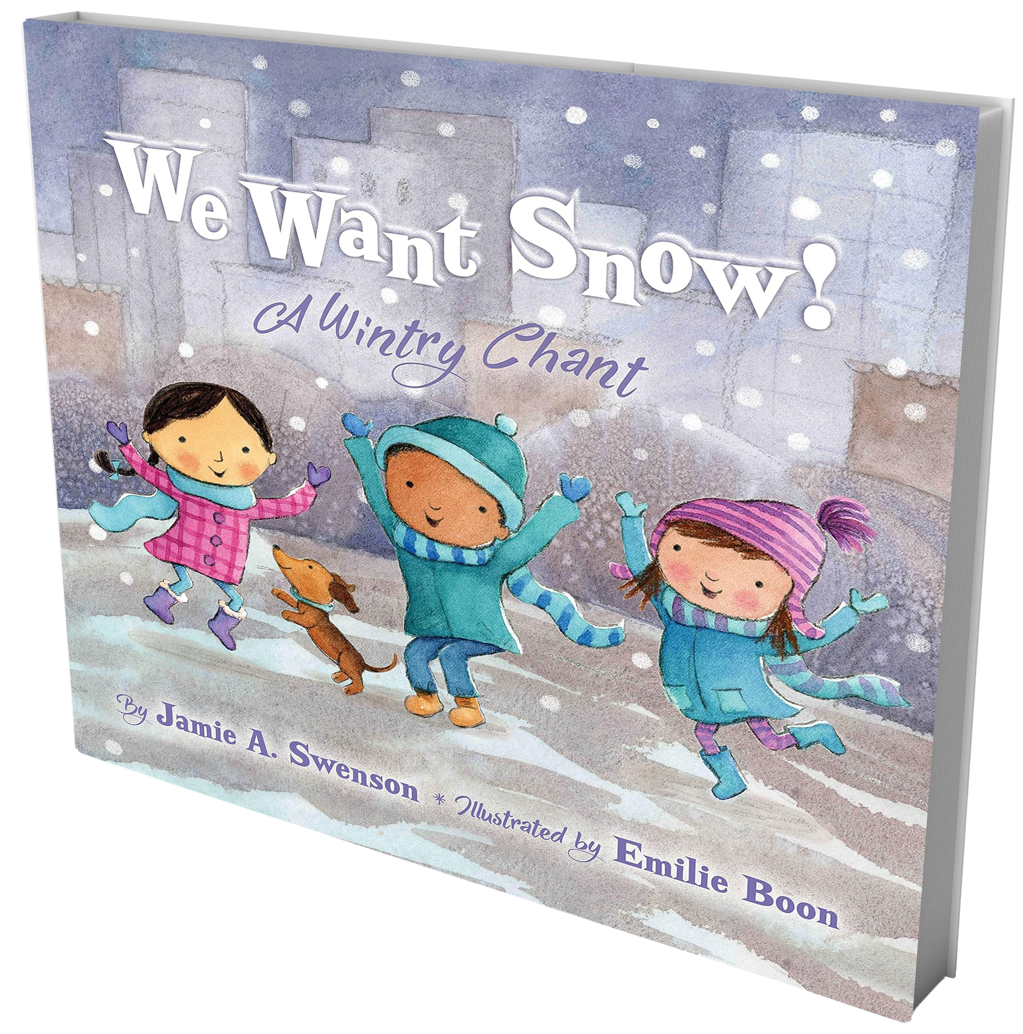 book cover kids playing in snow