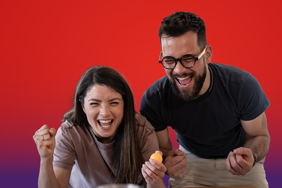 celebrating game win