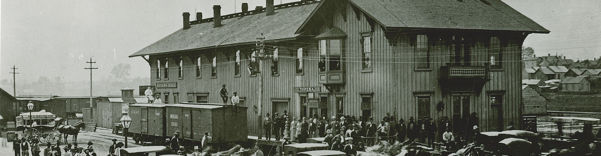 ATSF Depot Topeka 1880