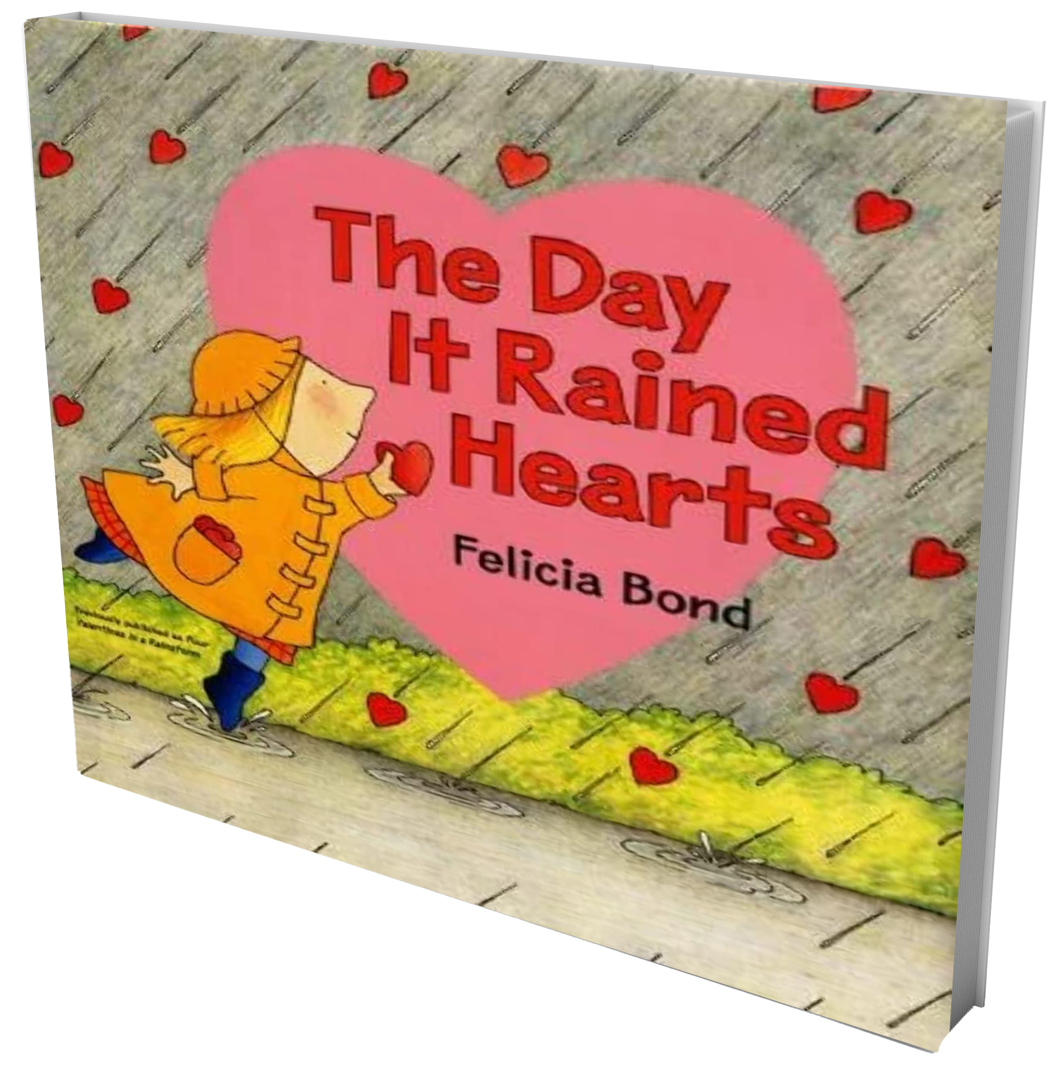 book cover raining hearts