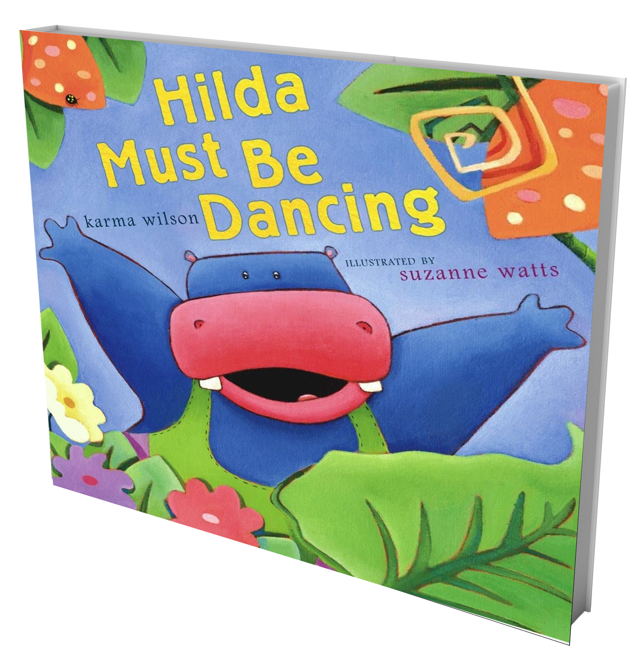 book cover dancing hippo