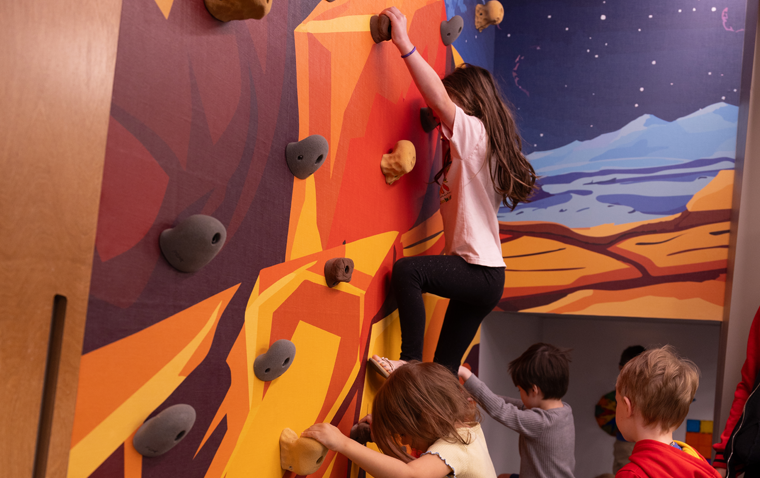 Kids Climbing