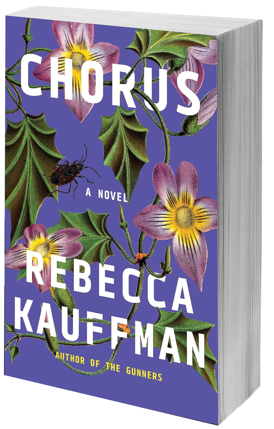 book cover floers and an insect