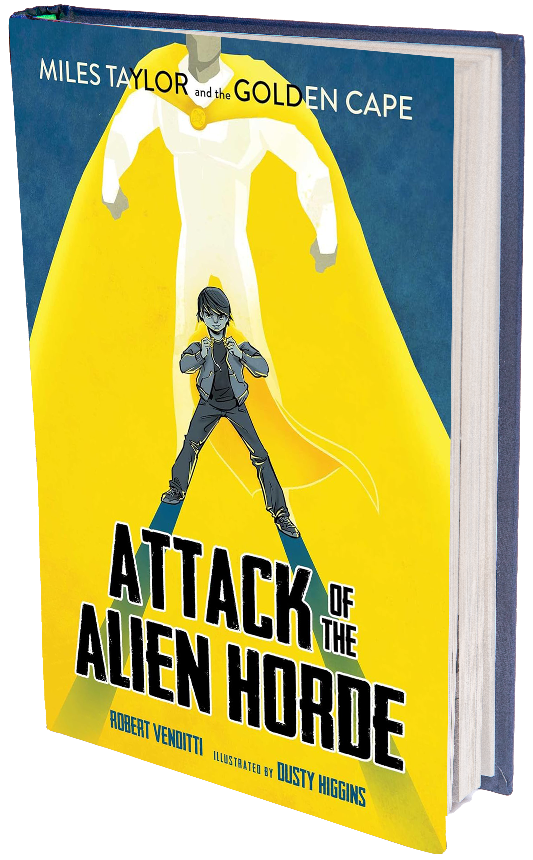 book cover boy with a cape