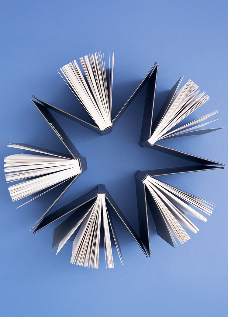 books in a star