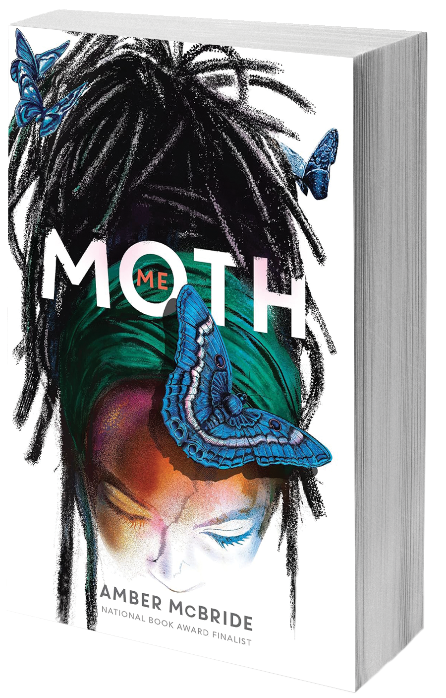 book cover girl looking down with butterflies