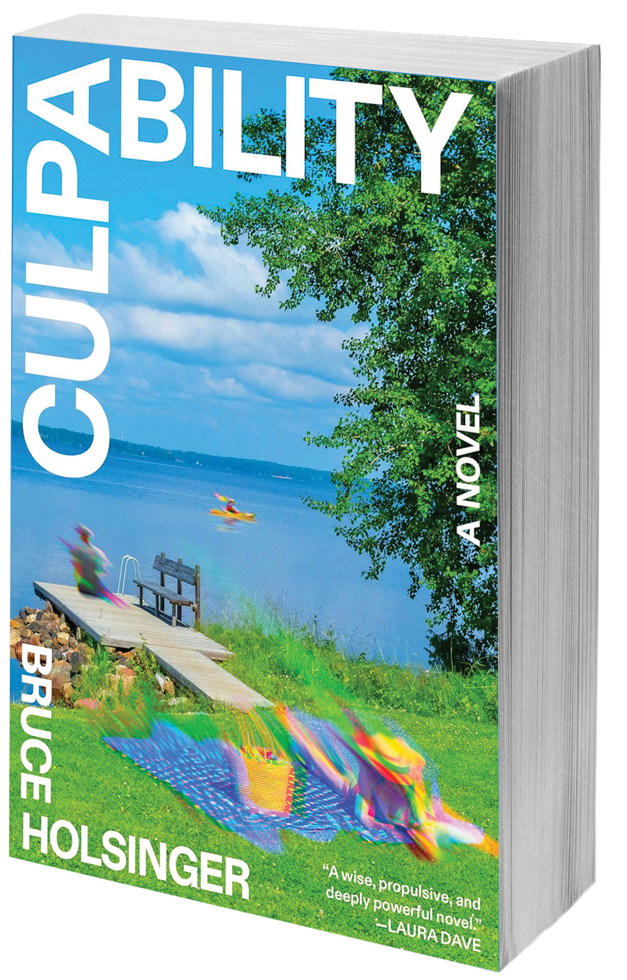 book cover lake and sunbather