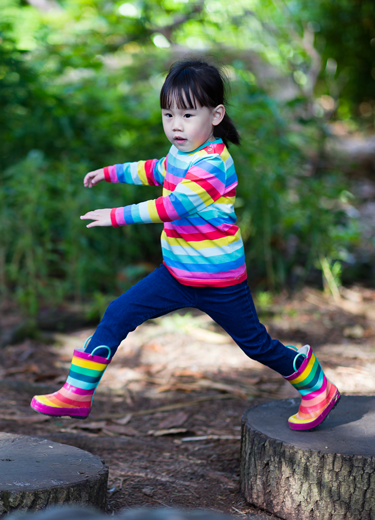girl jumping