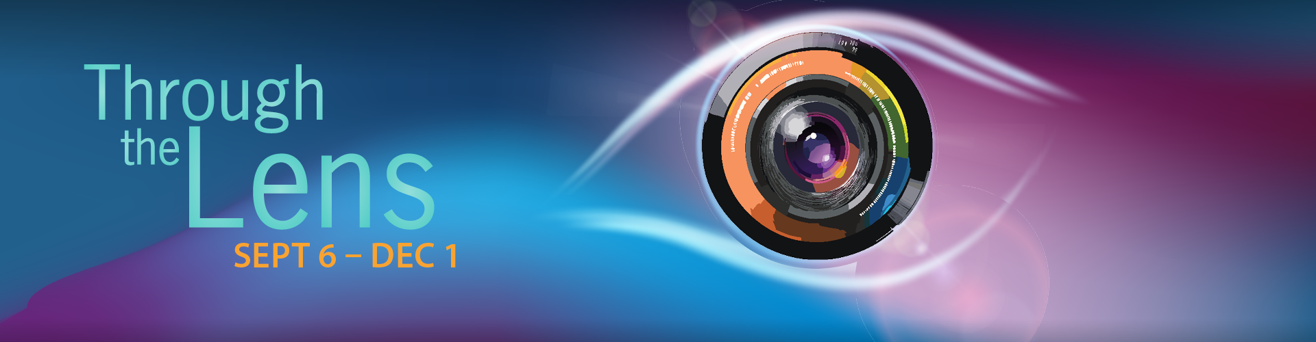 graphic camera lens stylized to look like an eye