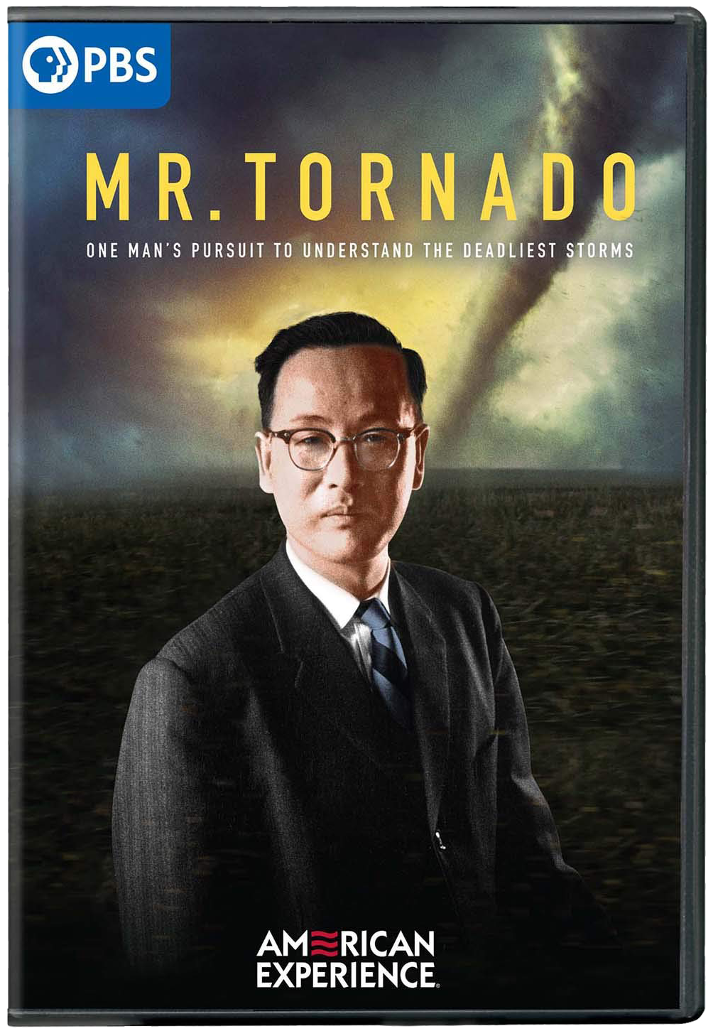 DVD cover Mr. Tornado man in suit with tornado in background