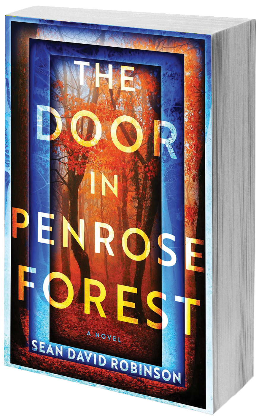 book cover door to forest
