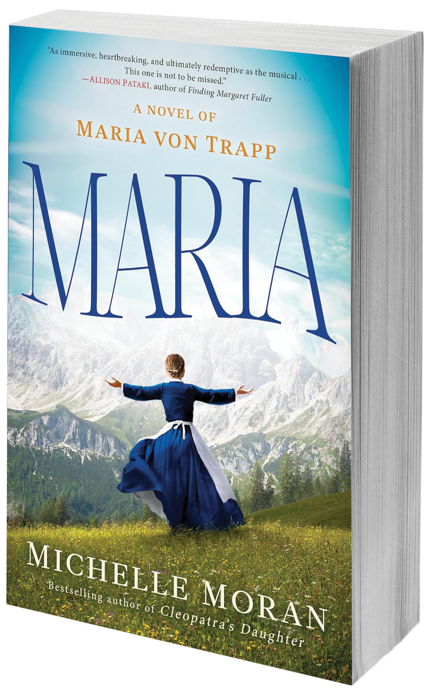 book cover woman in the alps