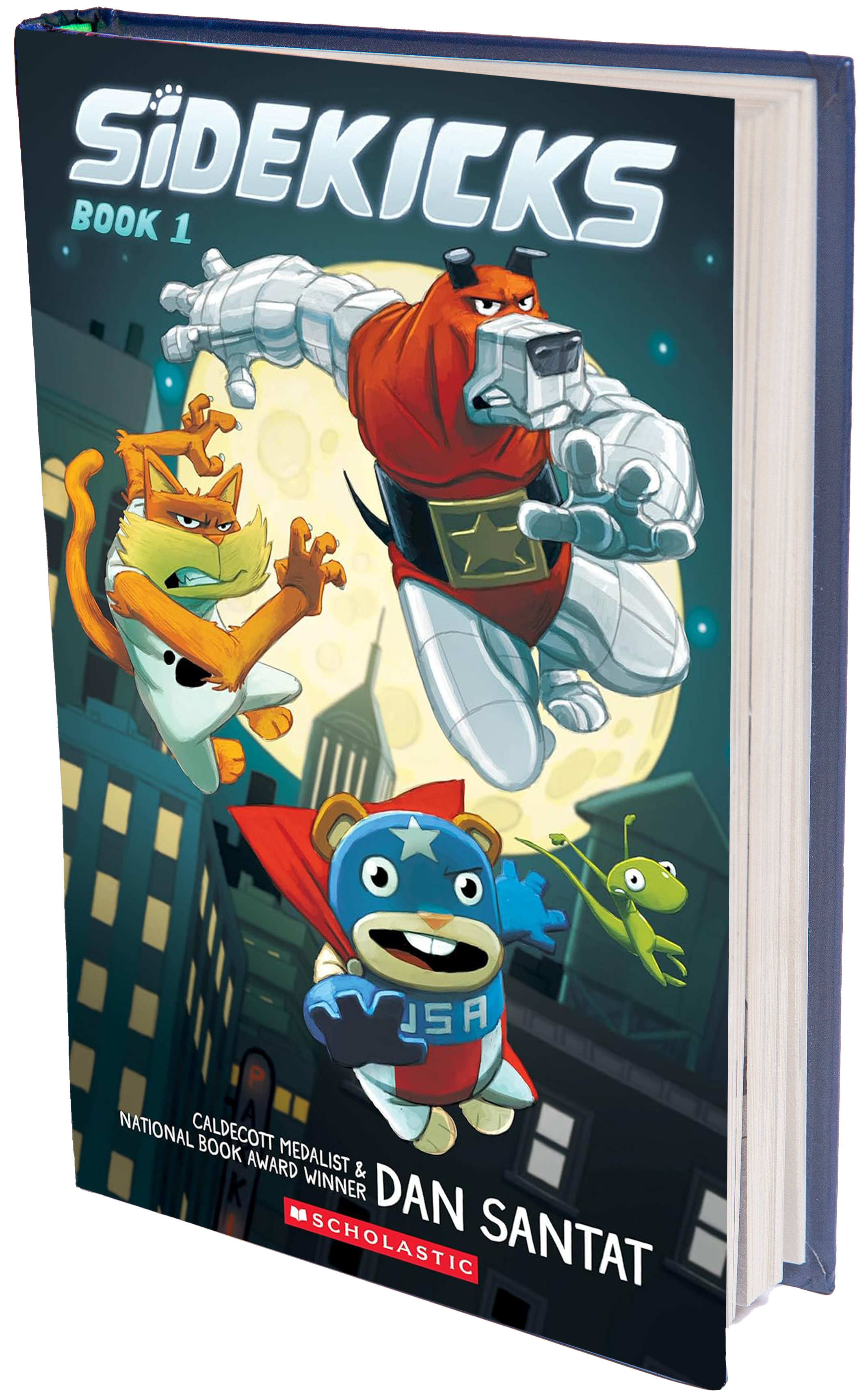 book cover superhero animals