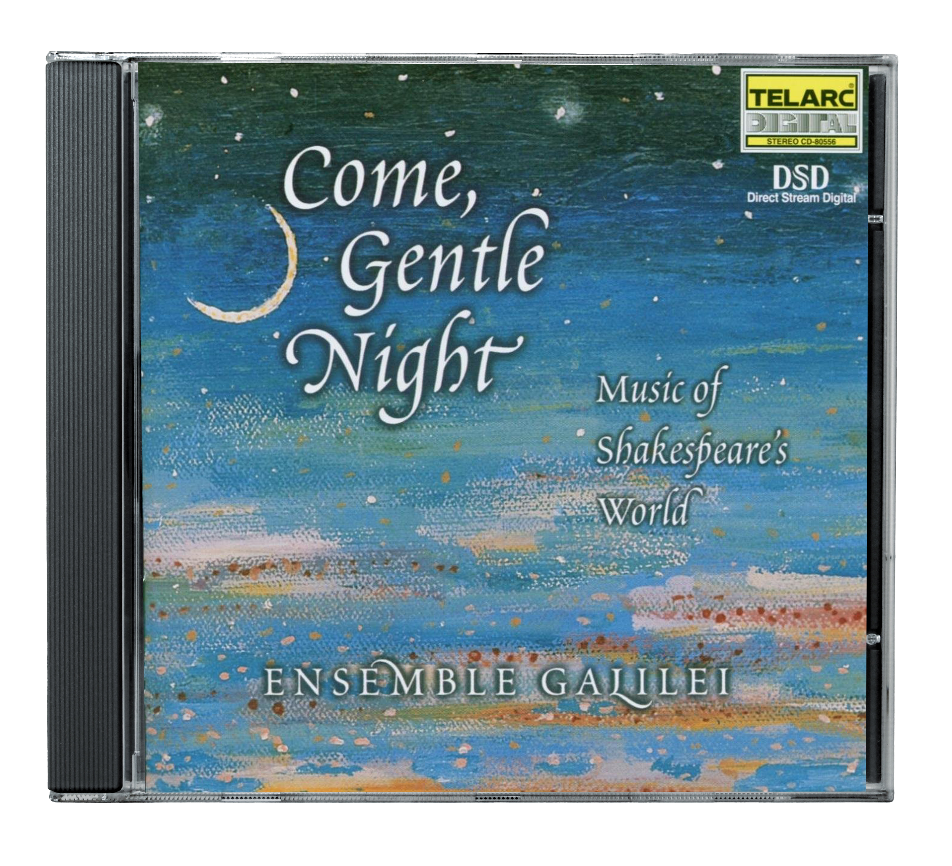 CD cover painted blue night sky