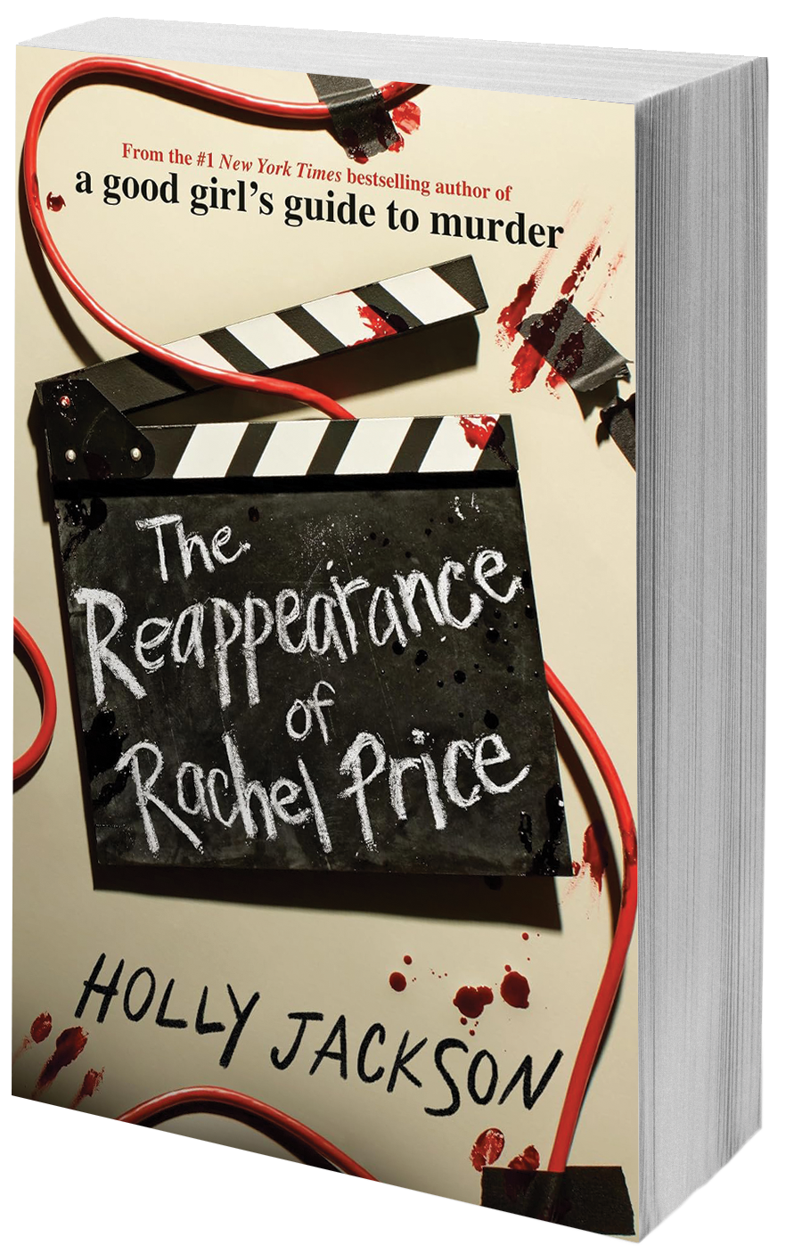 book cover movie clapboard