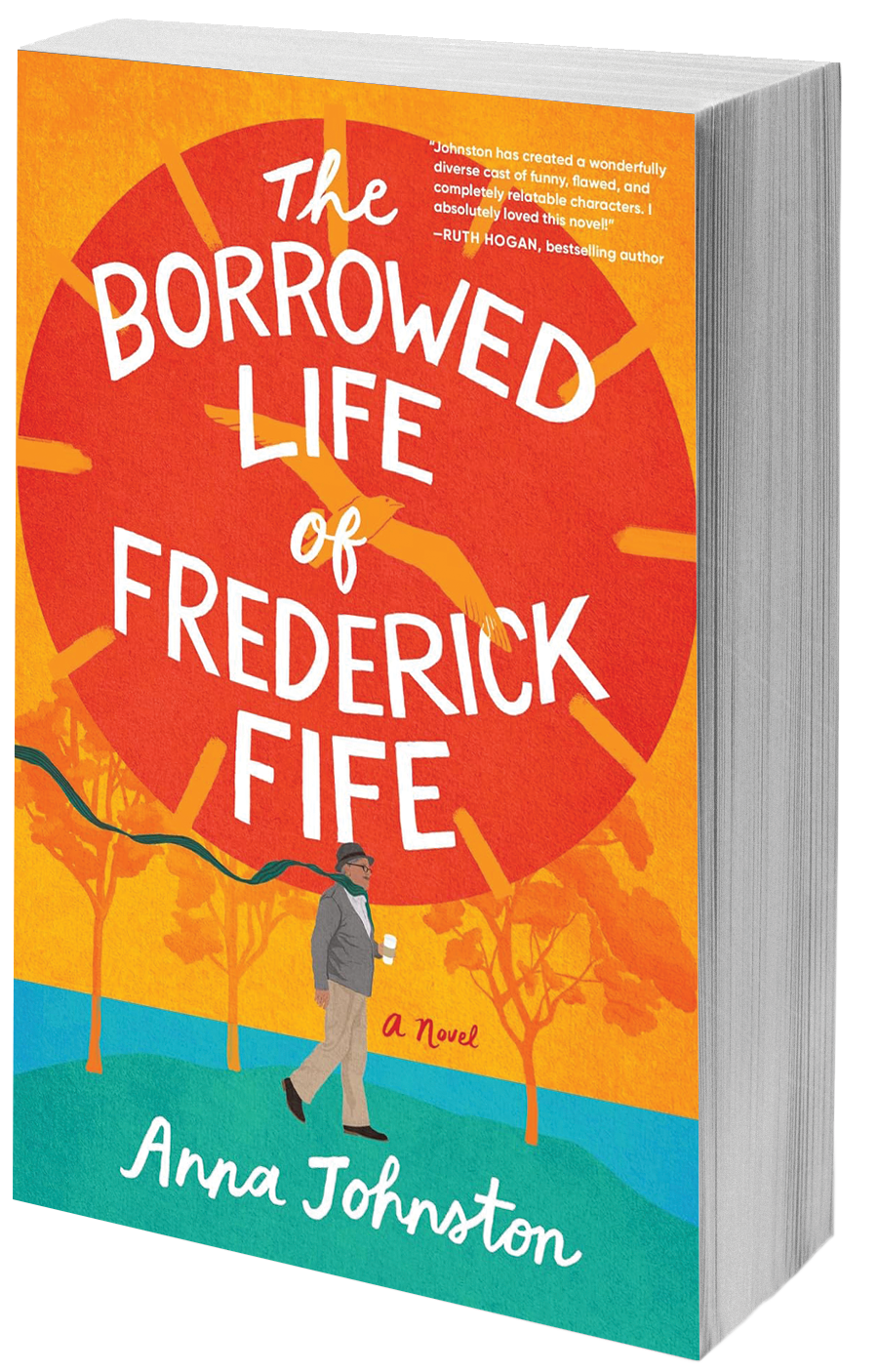 book cover older man walking in the sun