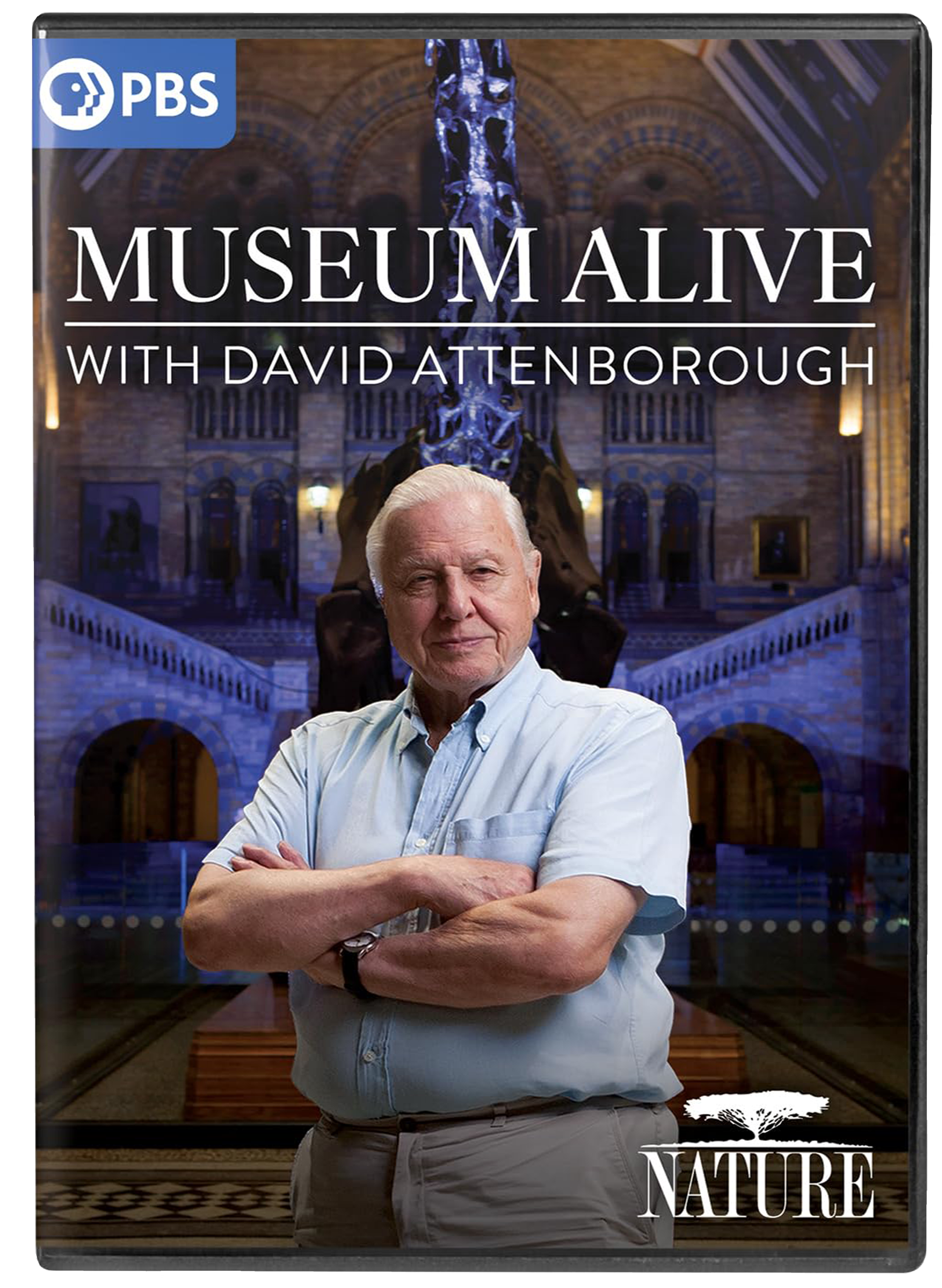 DVD cover Attenborough in museum