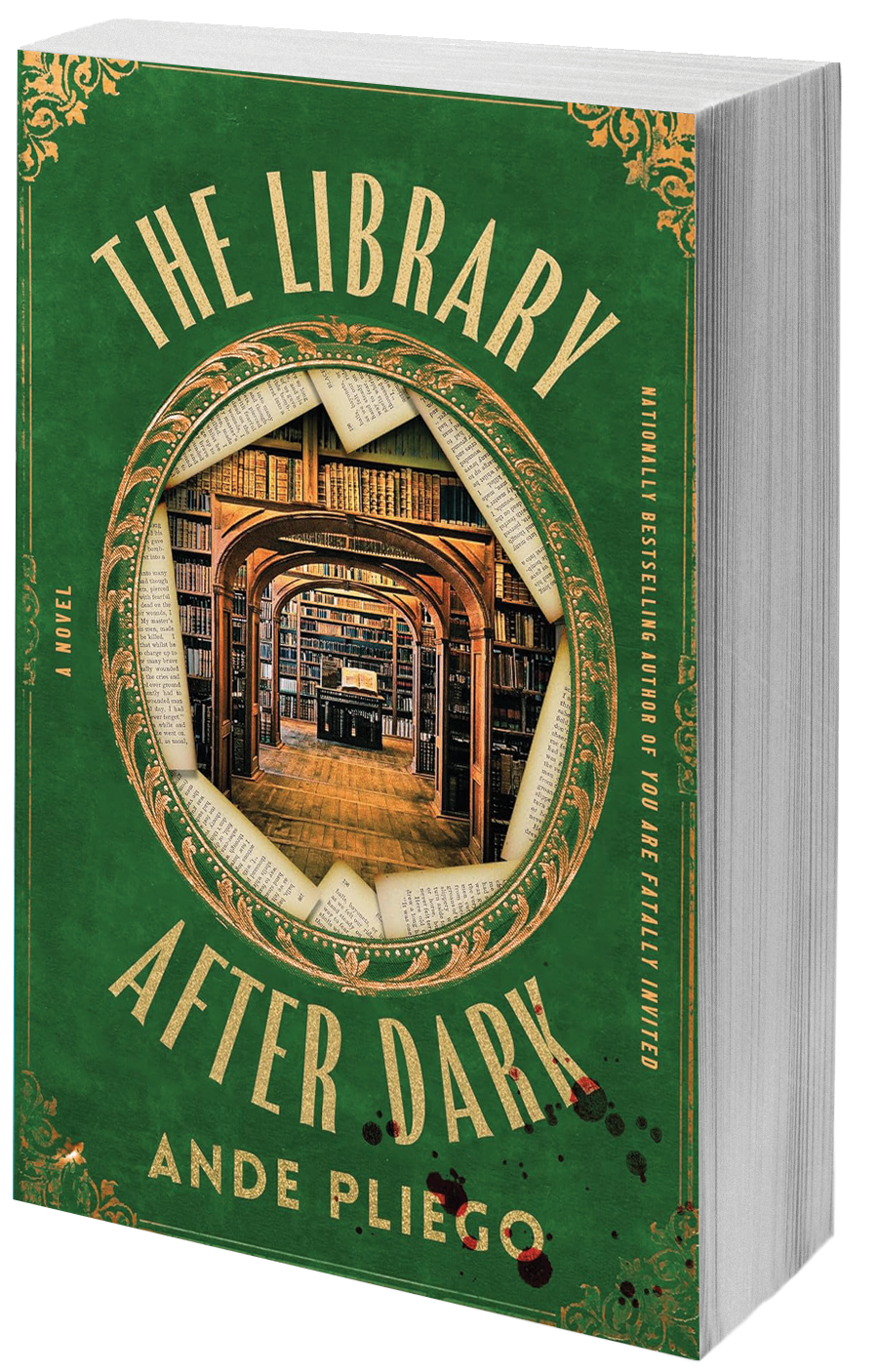 book cover spooky library