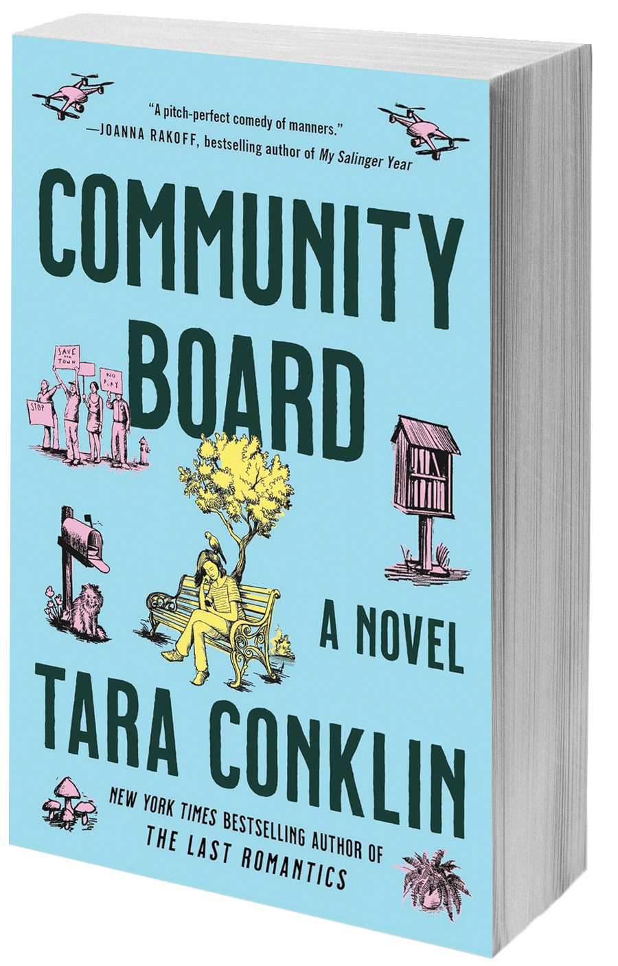 book cover woman on bench