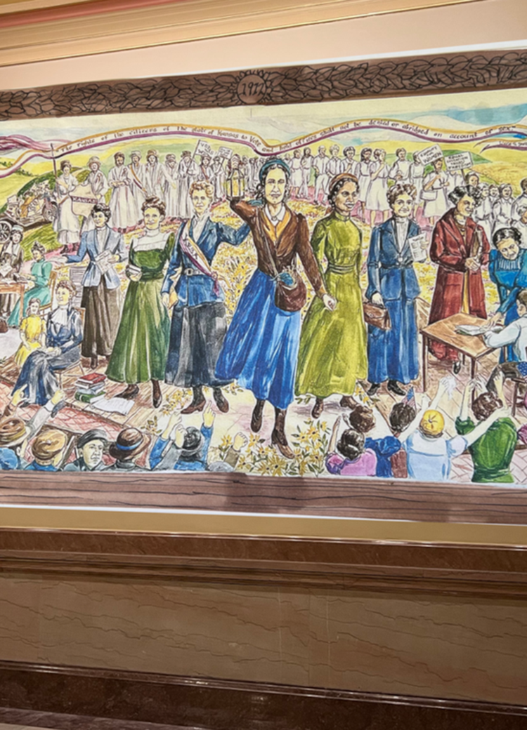 Suffrage mural